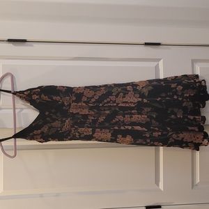Eri + Ali Floral Velvet Burnout Dress XS